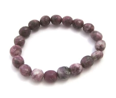 Nugget-Armband kleine Steine Lepidolith 10 - 12 mm - Bild 1 von 2