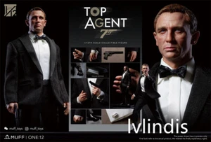 MUFF TOYS 1/12 TOP AGENTE 007 Kingsman Figuras de Acción PVC 15 CM Modelo Estatua Regalo - Imagen 1 de 12