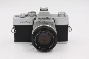 Minolta SRT100 35mm Film SLR camera with lens - Picture 1 of 16