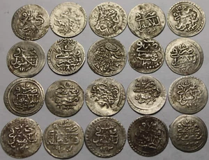 1 Echt Islamische Silber Para Münze/Selim III/Abdul Hamid/Mustafa IV Türkei/Ägypten - Bild 1 von 3