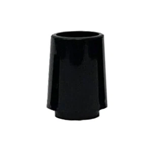 Golf Ferrules Collared .370-.545 1 Inch Black 1 Dozen * IRON* - Picture 1 of 3