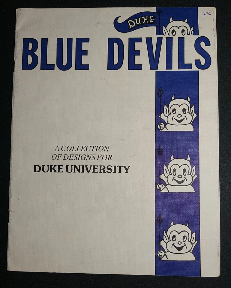 DUKE BLUE DEVILS Collection Of Designs For Duke University Counted Cross Stitch - Image 1 of 3