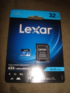 LEXAR 32GB BLUE SERIES - Picture 1 of 3