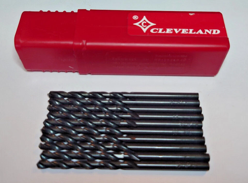 CLEVELAND HSS JOBBER LENGTH HSS DRILL X 10 PACKET mm MADE IN SCOTLAND