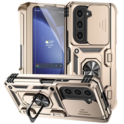 Funda protectora con bisagras plegable para Samsung Galaxy Z 7 6 5 4 soporte para bolígrafo cubierta de pantalla Foto 1 de 4