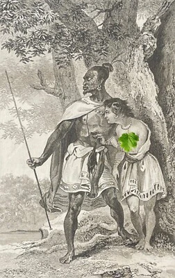 Neuseeland Kostüm Eines Chefs Gravur Um 1830 XIX NEUSEELAND OZEANIEN - Bild 1 von 4