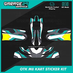 CADET OTK M8 KART STICKER KIT - PIKE - COLOUR 1 - CUSTOMISABLE - Picture 1 of 3