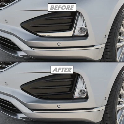 Vinilo apagón eliminación de cromo para Ford Edge 2019-24 moldura de luz antiniebla Foto 1 de 4