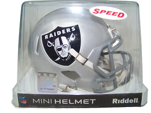 New NFL Riddell Speed Mini Helmet -Oakland/Las Angeles Raiders Official NFL