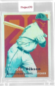 2021 Topps Project 70 #877 JOSH GIBSON by Matt Taylor - Foil 26/70 MYOSITIS ASSC - Picture 1 of 5