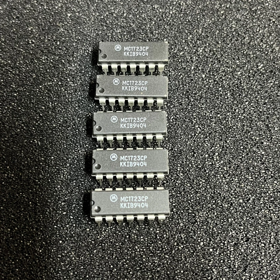 (5 Pieces) Motorola MC1723CP Voltage Regulator IC DIP 14 Pin NOS - Image 1 of 2