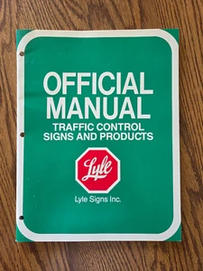 Vintage 1980's Traffic Sign Catalog - Lyle Signs - Picture 1 of 6