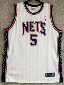 Reebok Authentic NBA Mens New Jersey Nets Jason Kidd Basketball Jersey Sz 56 (2) - Picture 1 of 12