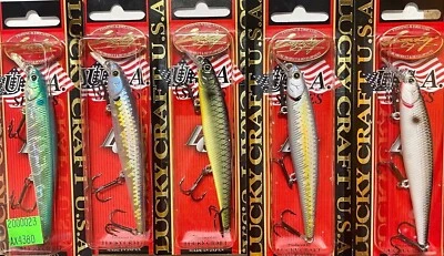 Lucky Craft Puntero Delgado 97MR Rip Bait 3/8 OZ Suspensión Jerkbait - Elige Color Foto 1 de 4