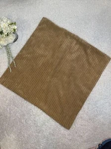 Pillow Cover Case  22”x 22” Beige Plush Throw Couch Decorative 1pc. - Picture 1 of 2