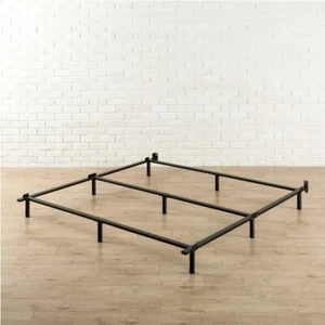 Bed Frame Memory Foam Box Spring Mattress Platform Cal King w Headboard Brackets - Picture 1 of 8