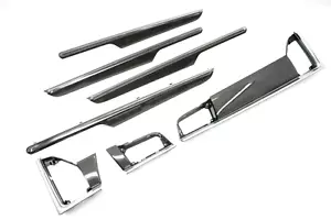 2015 - 2022 PORSCHE MACAN CARBON FIBER INTERIOR TRIM MOLDING SET COVER OEM - Bild 1 von 22