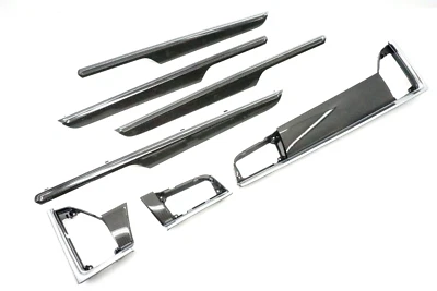 2015-2018 PORSCHE MACAN FIBRA DE CARBONO INTERIOR MOLDURA JUEGO CUBIERTA OEM Foto 1 de 4