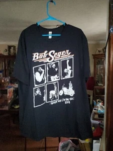 Bob Seger/ Silver Bullet Band 2019 Travelin Man The Final Tour Concert Shirt 2XL - Picture 1 of 3