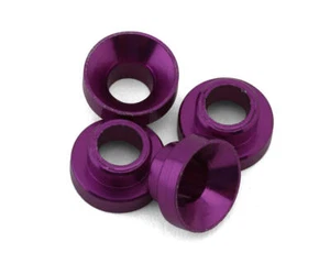 Yeah Racing Aluminum Servo Grommet Washers (Purple) (4) [YEA-YA-0577PP] - Picture 1 of 2