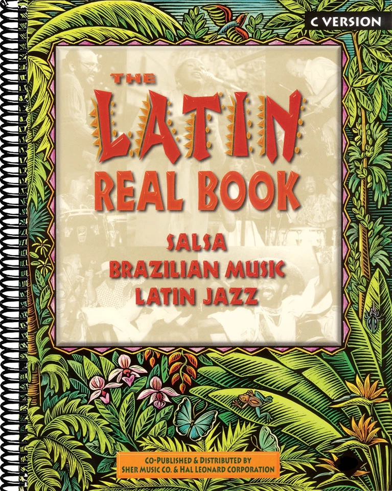The Latin Real Book for C Piano Keyboard Guitar Chords Fake Jazz Sheet Music - Image 1 of 1