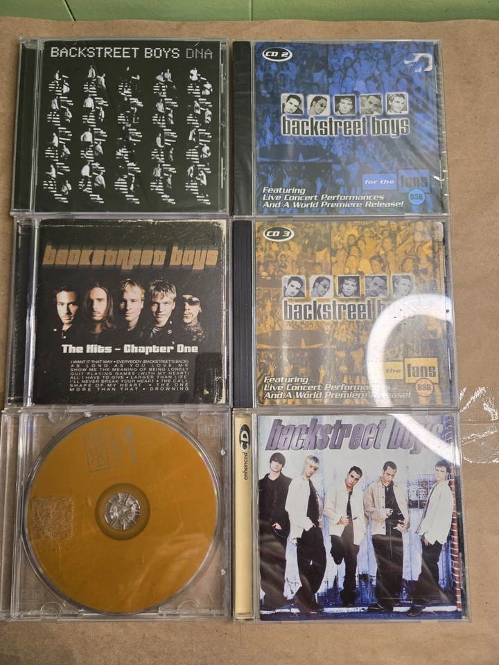 Lot Of 6 Backstreet Boys CDs 4 Used 2 Factory Sealed Foto 1 de 4
