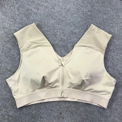 Tommie Copper Sports Bra Womens 3XL Front Zip Shoulder Support Copper Znergy - Image 1 of 4