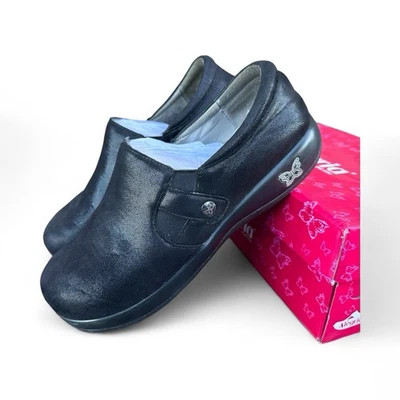 Zapato sin cordones Alegria para mujer EU 41/US 10,5-11 Kara cuero negro enfermería ortopédico Foto 1 de 4