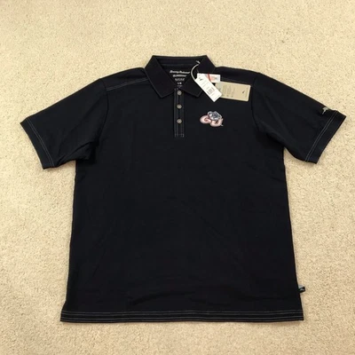 Tommy Bahama Gonzaga Bulldogs Polo Shirt Mens Large Island Zone Dark Navy Blue - Image 1 of 4