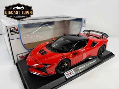 1/18 MAISTO Ferrari SF90 XX Stradale Red Diecast Model Special Edition - Image 1 of 4