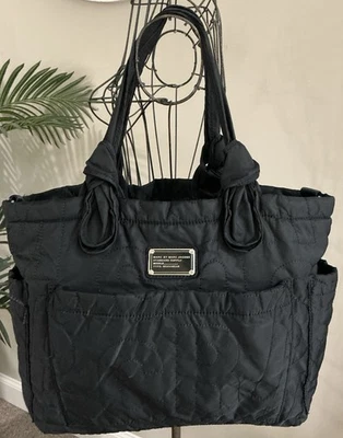 Marc By Marc Jacob’s Black Quilted Nylon Tote Or Diaper Bag EUC - Image 1 of 4