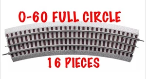 LIONEL FASTRACK O60 CÍRCULO CURVO 16 PIEZAS 6-12056! O-60 060 vía rápida o calibre - Imagen 1 de 1
