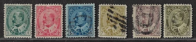 Canada — Lot of 6 Stamps — 1903-08, King Edward VII Issue — Ref. 2334 - Image 1 of 2