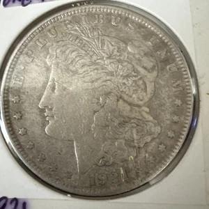 Morgan 1921 argento un dollaro senza marchio di zecca ottime condizioni bella moneta rara - Foto 1 di 13