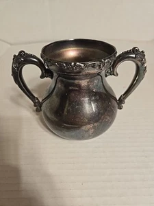 Piccolo vaso vintage William A Rogers quadruplo placcato argento made in USA - Foto 1 di 9