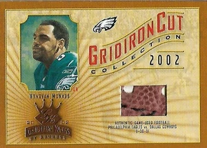 2002 Gridiron Kings Gridiron Cut Collection GC91 Donovan McNabb FootBall /550 FB - Picture 1 of 2