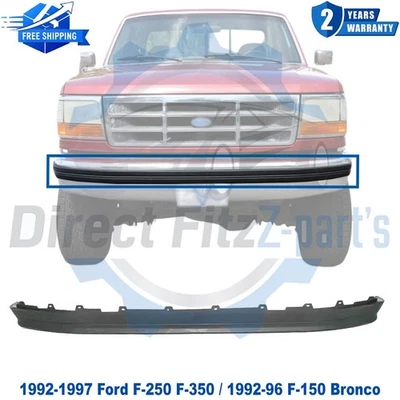 Parachoques delantero cenefa inferior para Ford F-250 F-350 1992-1997 / 1992-96 F-150 Bronco Foto 1 de 4
