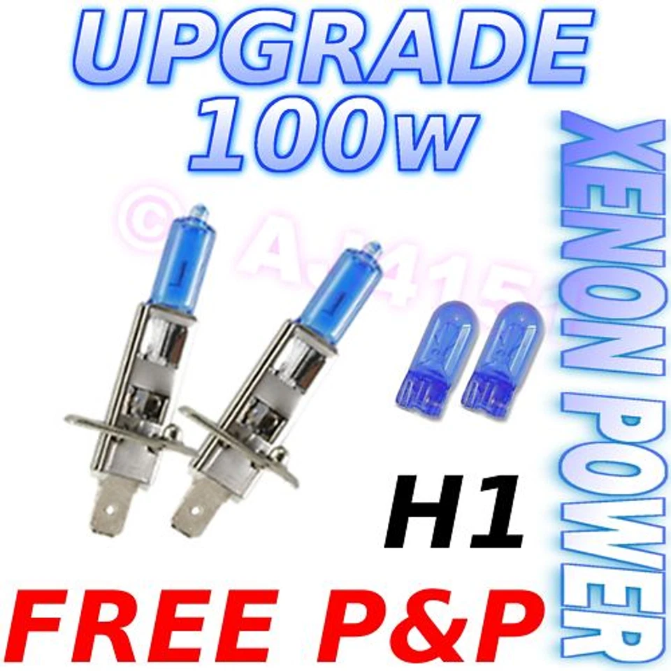 H1 100w SEAT Xenon Upgrade Headlight Bulbs MAIN Hi BEAM Supreme white Light 448 - Image 1 of 1