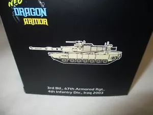 DRAGON Armor 1:72 MIA2 SEP ABRAMS 3RD BTL 67TH ARMORED.RGT 4TH DIV IRAQ 2003 - Picture 1 of 2