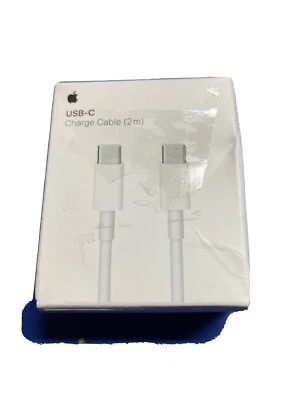 Genuine Original Apple USB-C Charge Cable (2 m) MLL82AM/A - White NEW - Image 1 of 4
