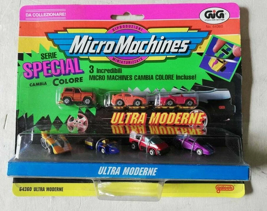 Galoob Micro Machines Special Mezzi nautici #2 3 Auto cambia colore MOC 1993