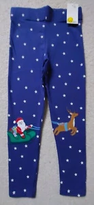 Boden Girls Christmas Santa Sledge Reindeer Leggings Age 6-7 Years BNWT - Picture 1 of 7