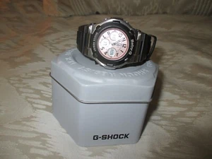 Orologio Donna CASIO BGA110-1B (5001) Baby-G Shock Nero/Rosa - Raro - Foto 1 di 4