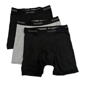 Boy's Hanes Boxer Briefs MEDIUM 3 Pack Tagless Boxers NEW NWOT - Picture 1 of 4