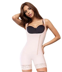 Fajas Colombianas Women's Shapewear with Side Zipper Butt Lifter Seamless Suit - Picture 1 of 5