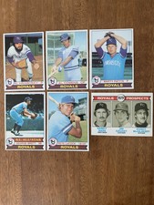 1979 Topps Kansas City Royals Lot (6) - George Brett