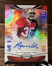 Merton Hanks 2019 Panini Certified Red Mirror #MI-MH 24/75. 49ers 