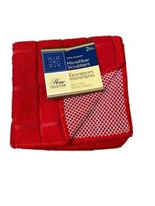 Home Collection Rote Küchenschrubber Handtücher. 4er Set - Bild 1 von 1