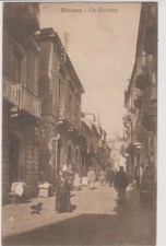 SIRACUSA VIA GIUDECCA ANIMATA 1922 BELLA !