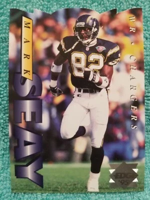 1995 COLLECTOR'S EDGE MARK SEAY DIE-CUT #175 SAN DIEGO CHARGERS - Image 1 of 4
